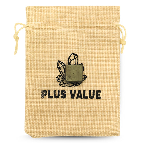 pyrite square cube pocket stone reiki healing