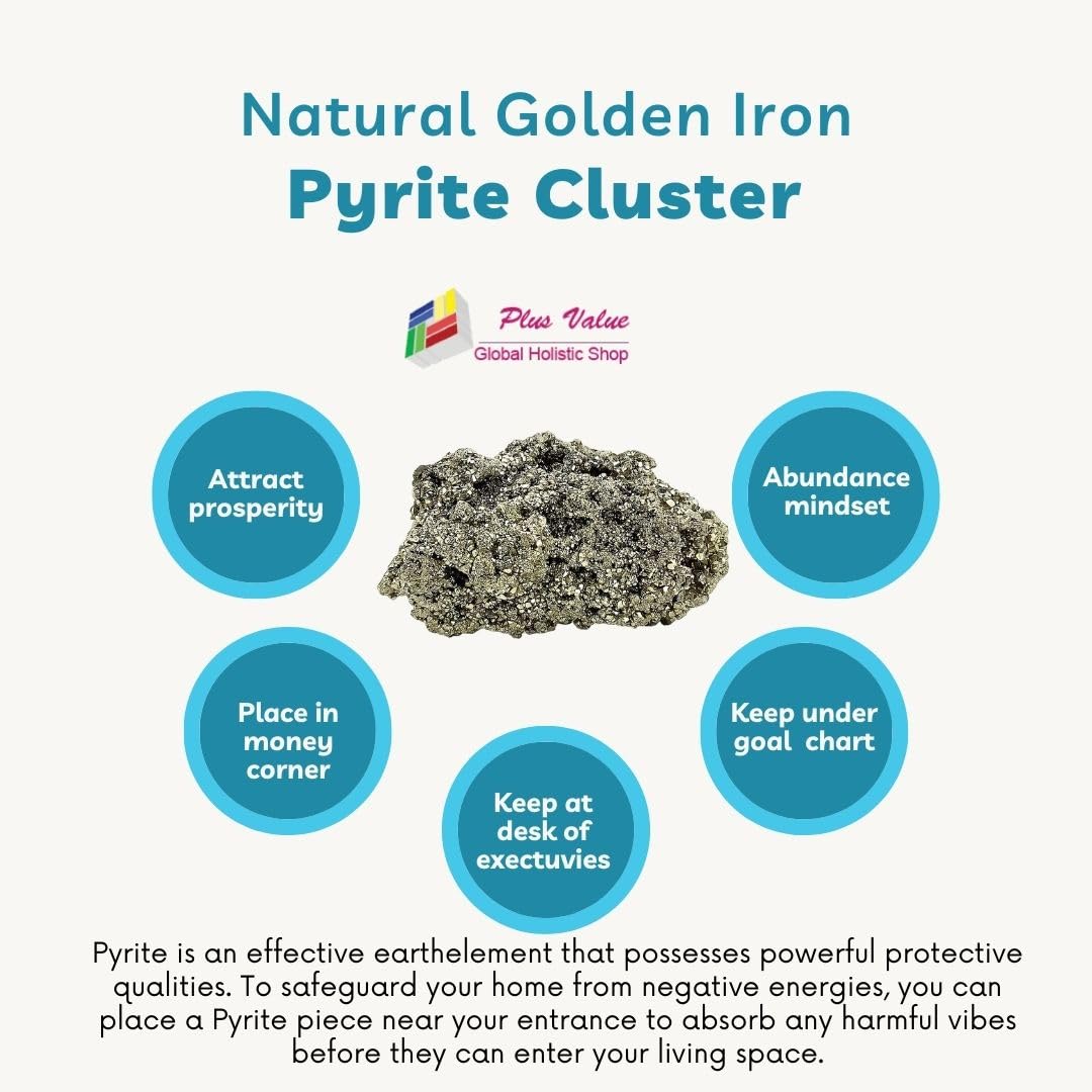 Pyrite Raw Cluster Rock