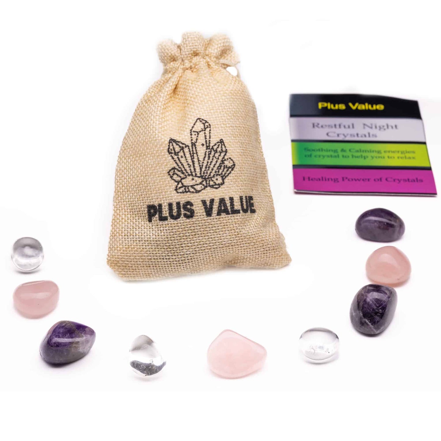 Restful Night Healing Crystals Bag