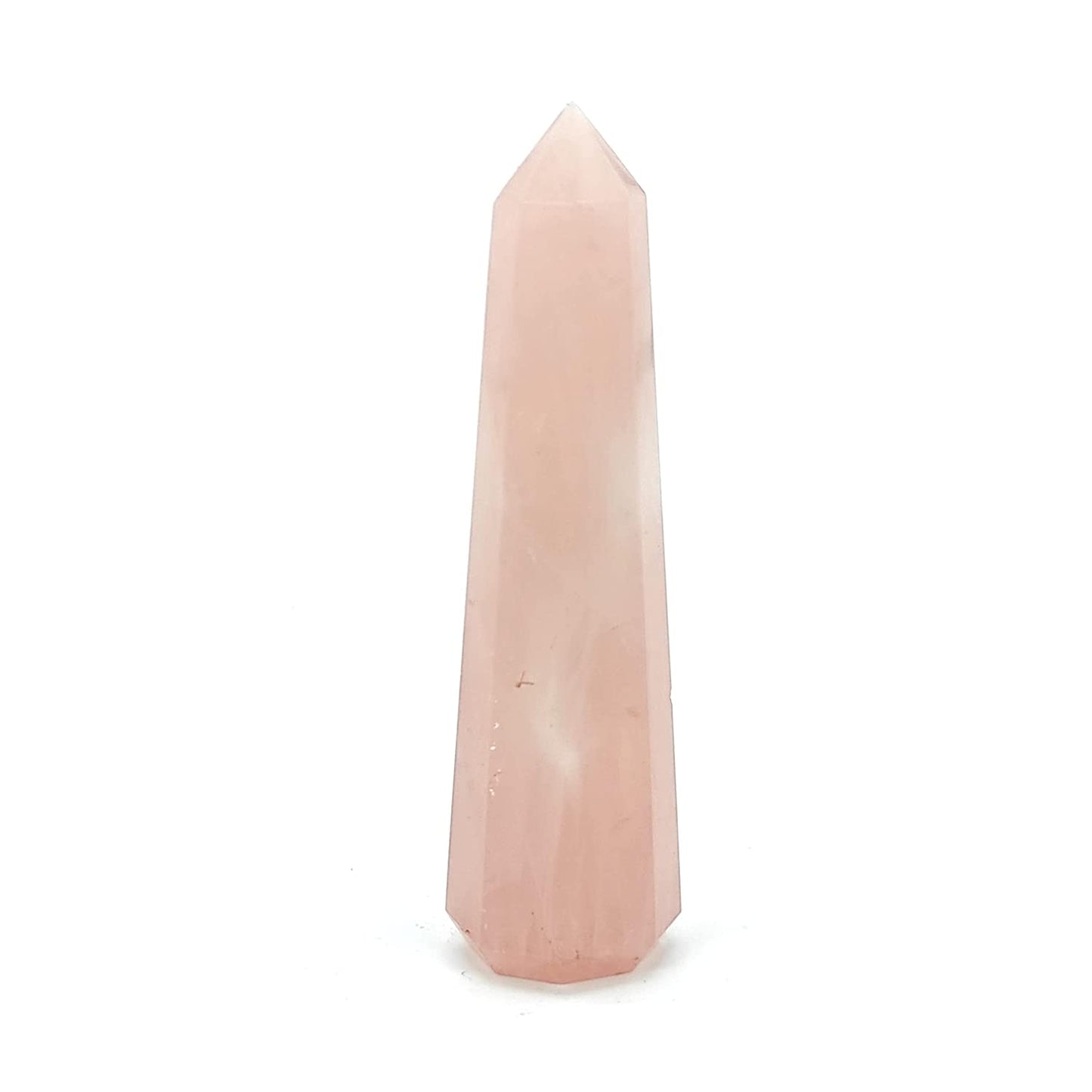 Rose Quartz Jumbo Healing Pencil Wand 58grams