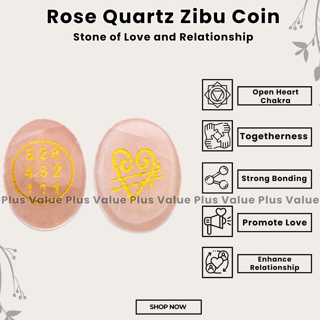 Rose Quartz Zibu Coin
