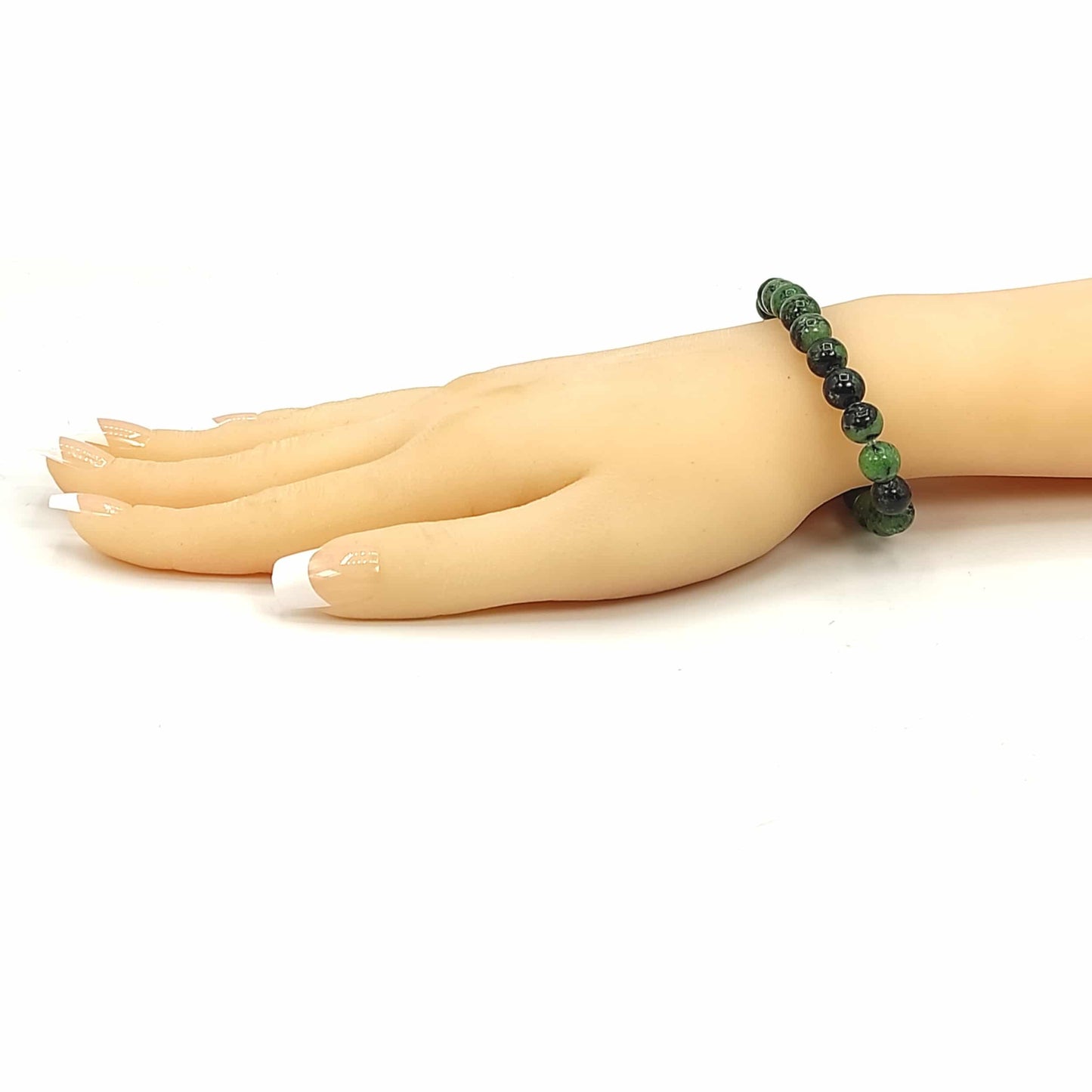 Ruby Zoisite Stone Bracelet 8mm Reiki Healing