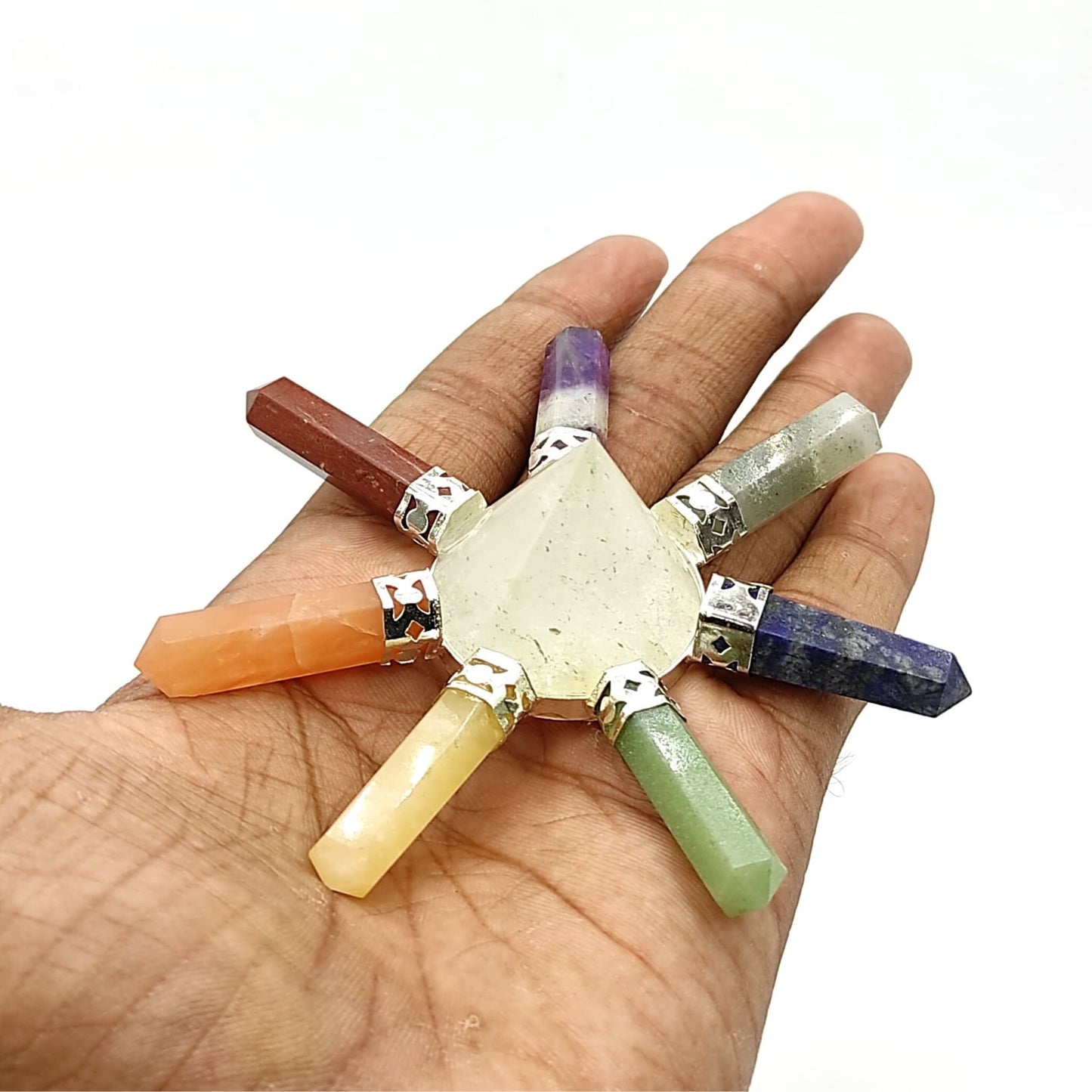 Seven Chakra Energy Generator Reiki Healing Crystal Aura Chakra