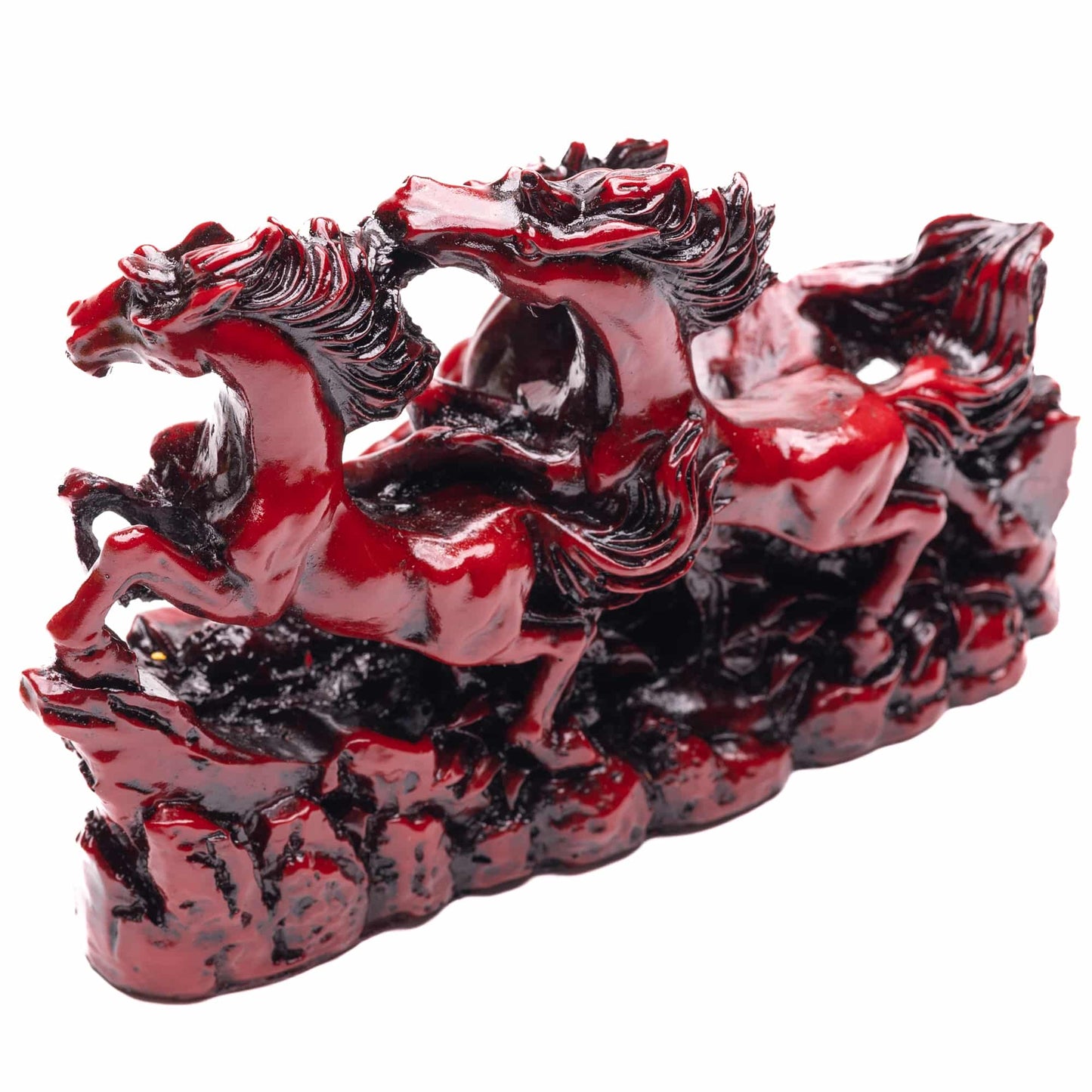 Three Red Running Horses Fengshui Remedy