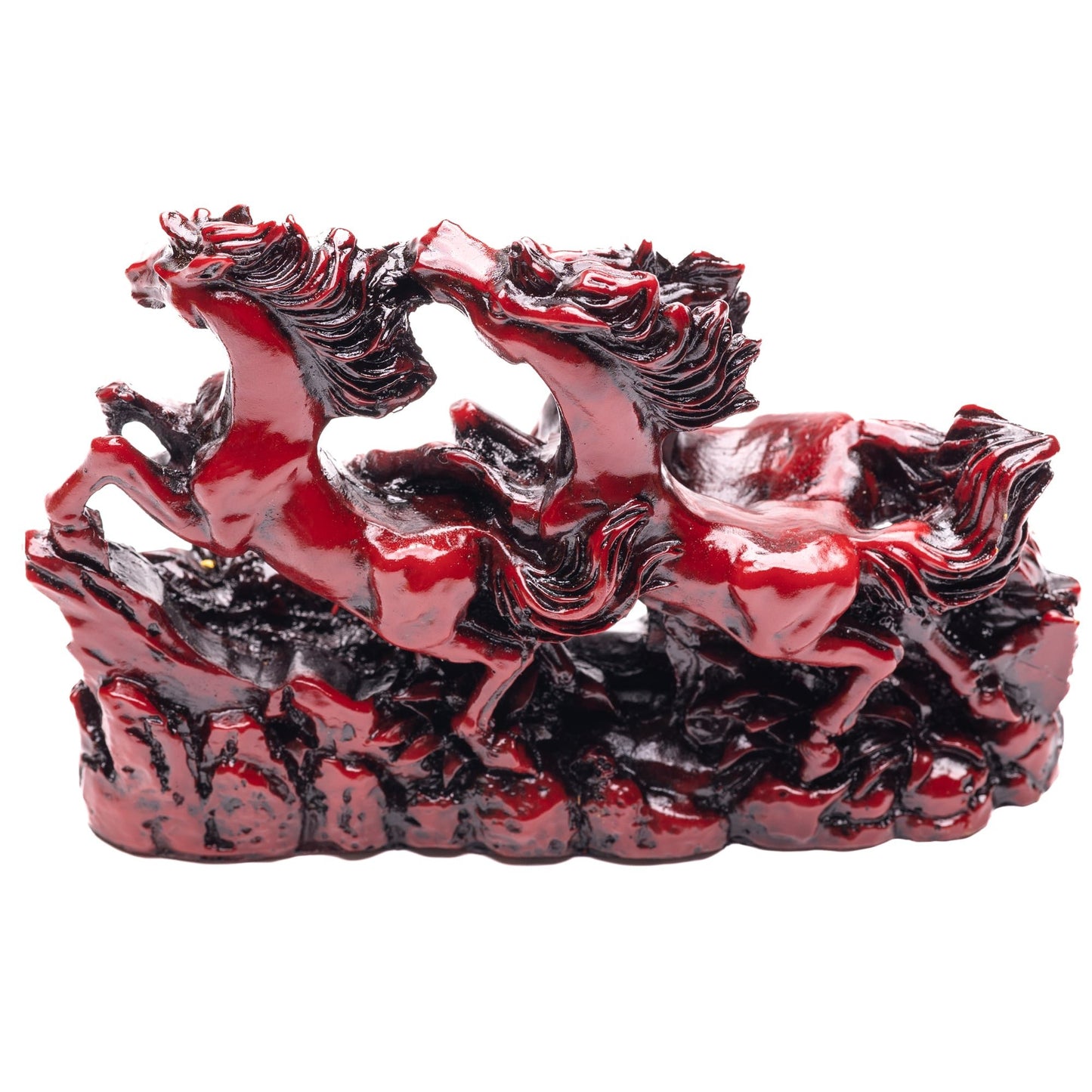 Three Red Running Horses Fengshui items