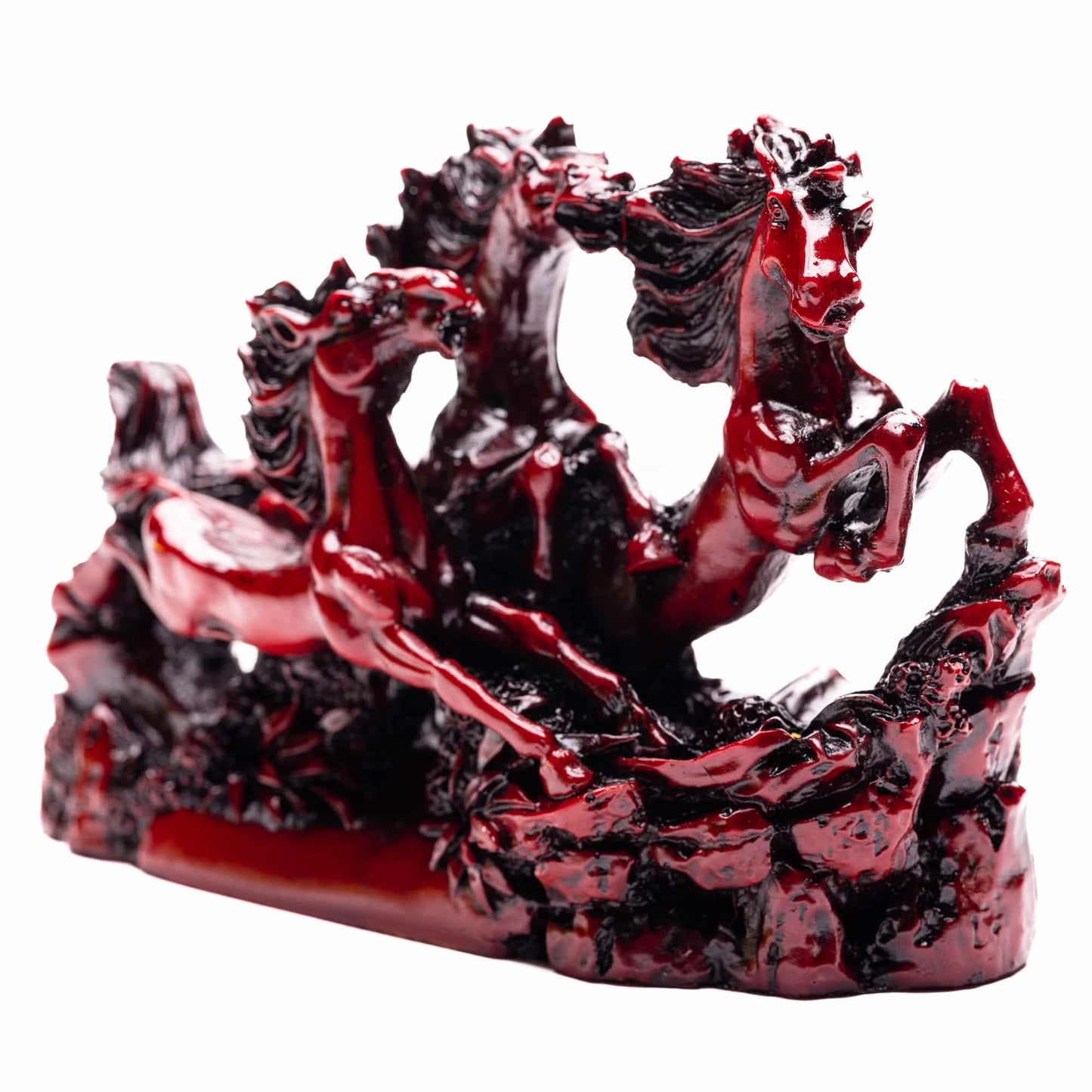 Three Red Running Horses Fengshui