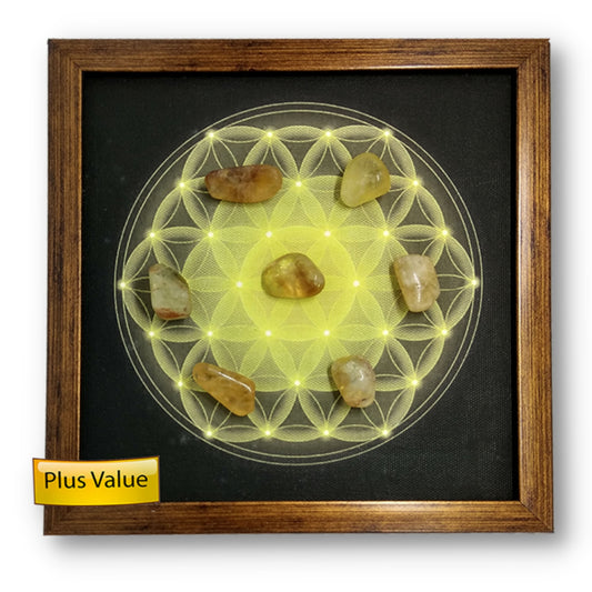 citrine vastu financial crystal grid -money luck online in india