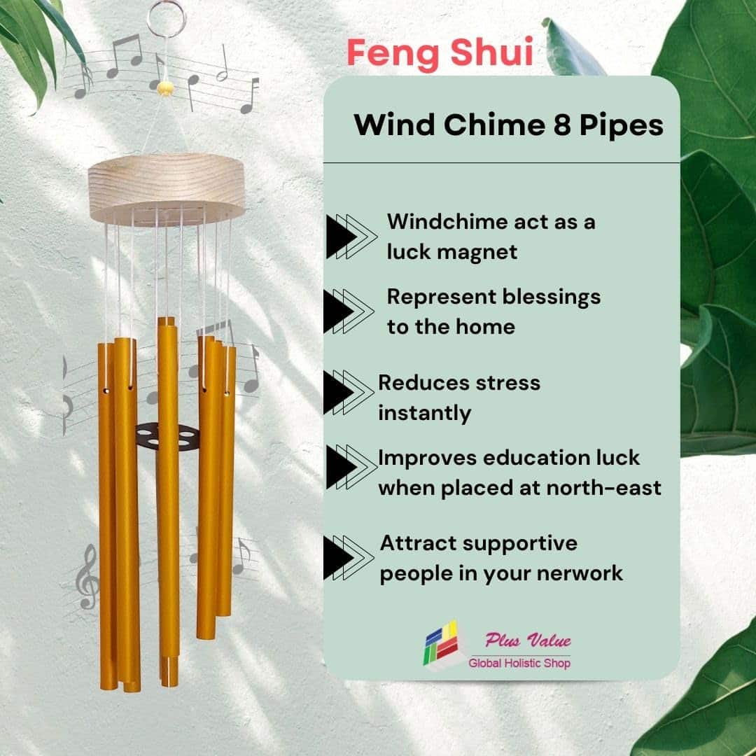 Wind Chime 8 Pipe