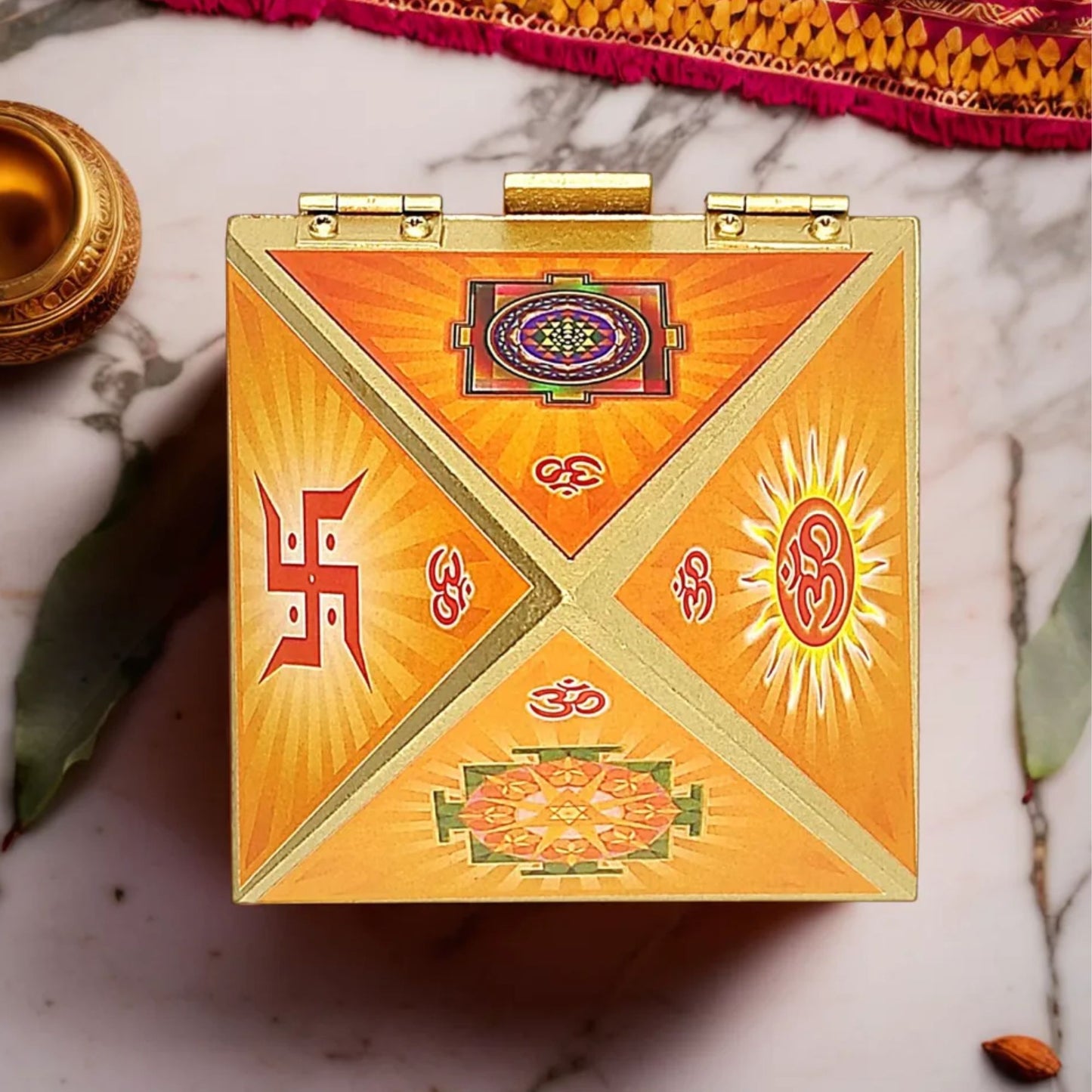 Wooden-Pyramid-WishBox 6 inch