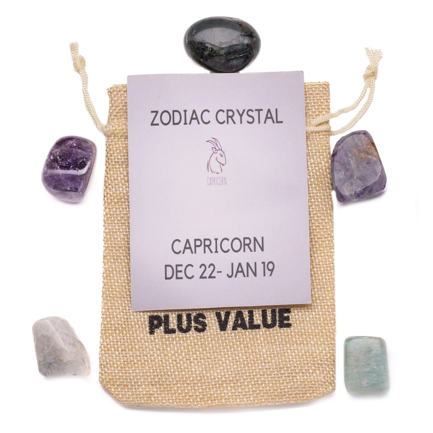 Zodiac Crystal Bag Capricorn Healing