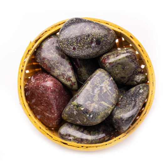 african bloodstone tumble stone 200gm basket