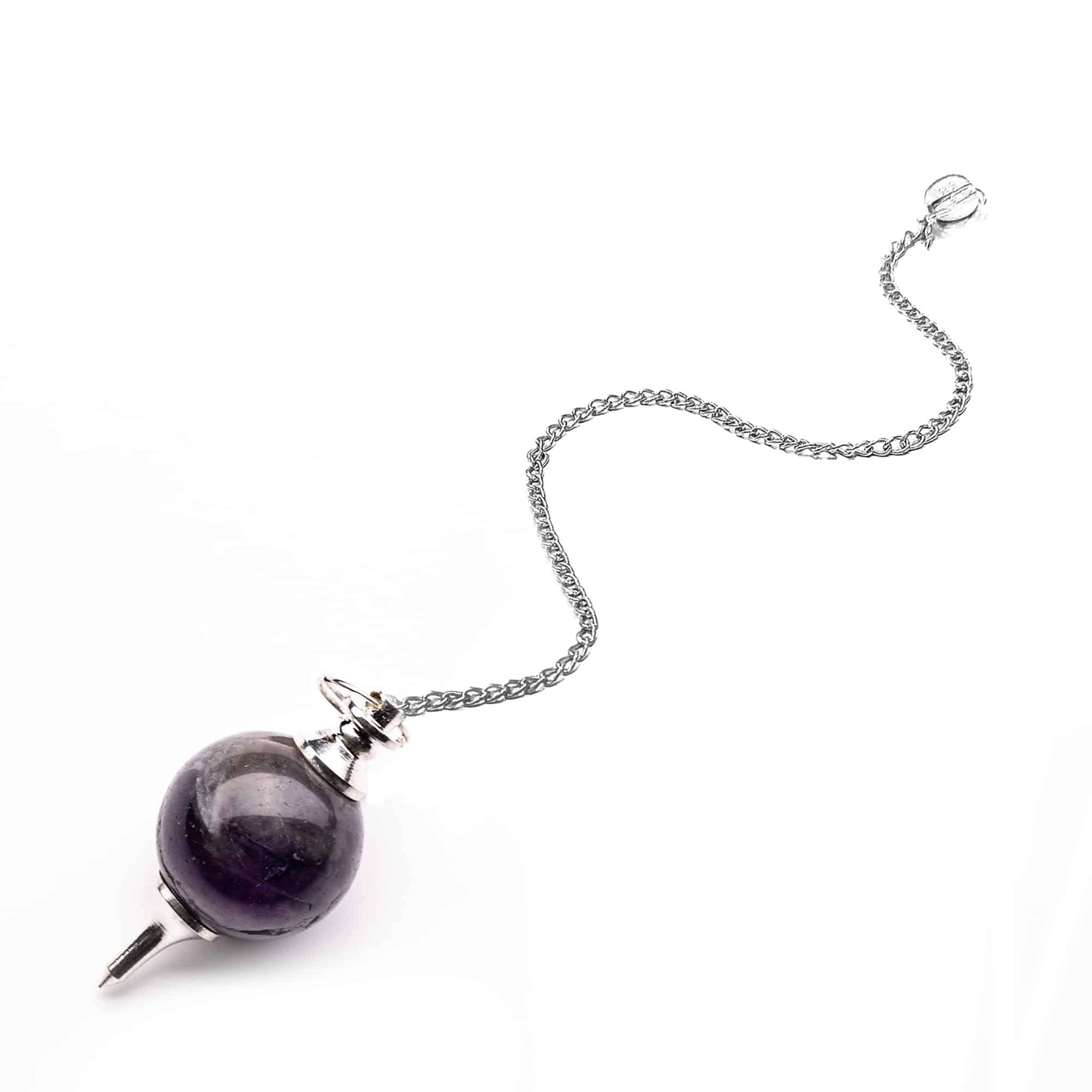 amethyst ball dowsing pendulum reiki