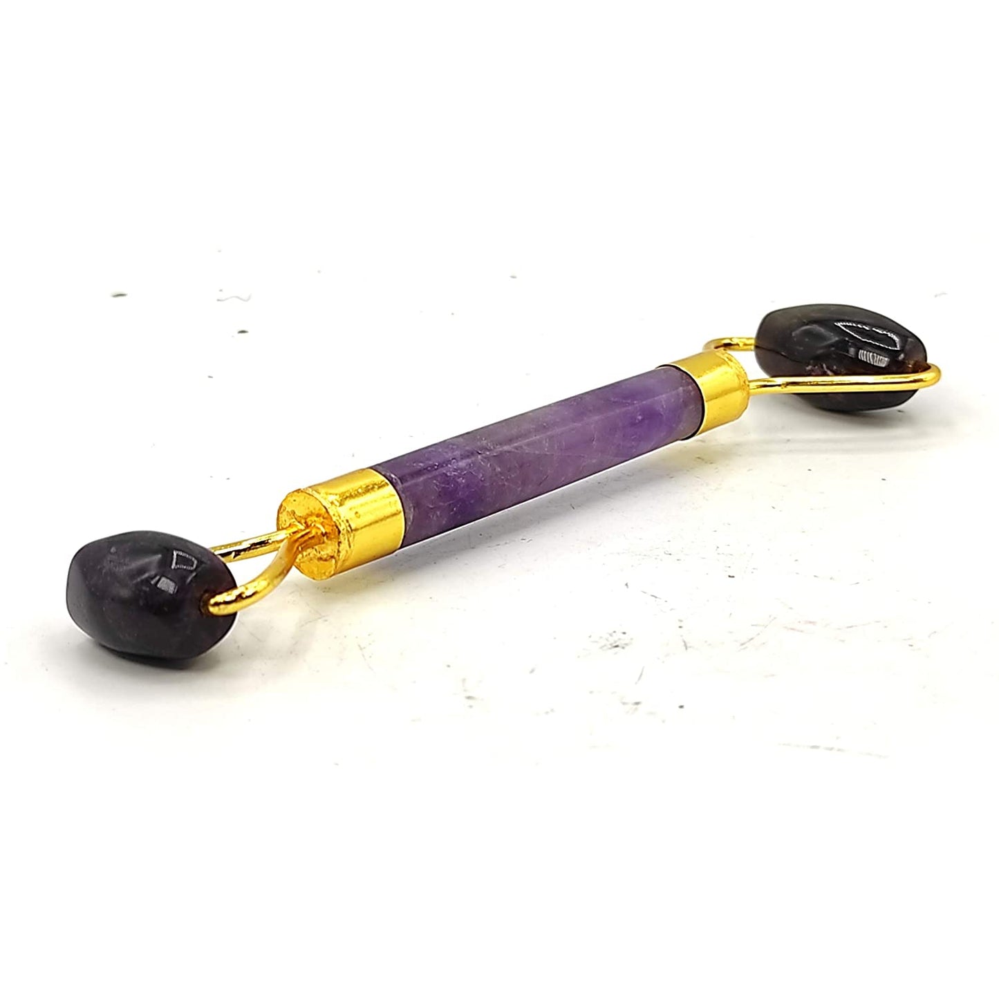 amethyst stone face massager facial rollers