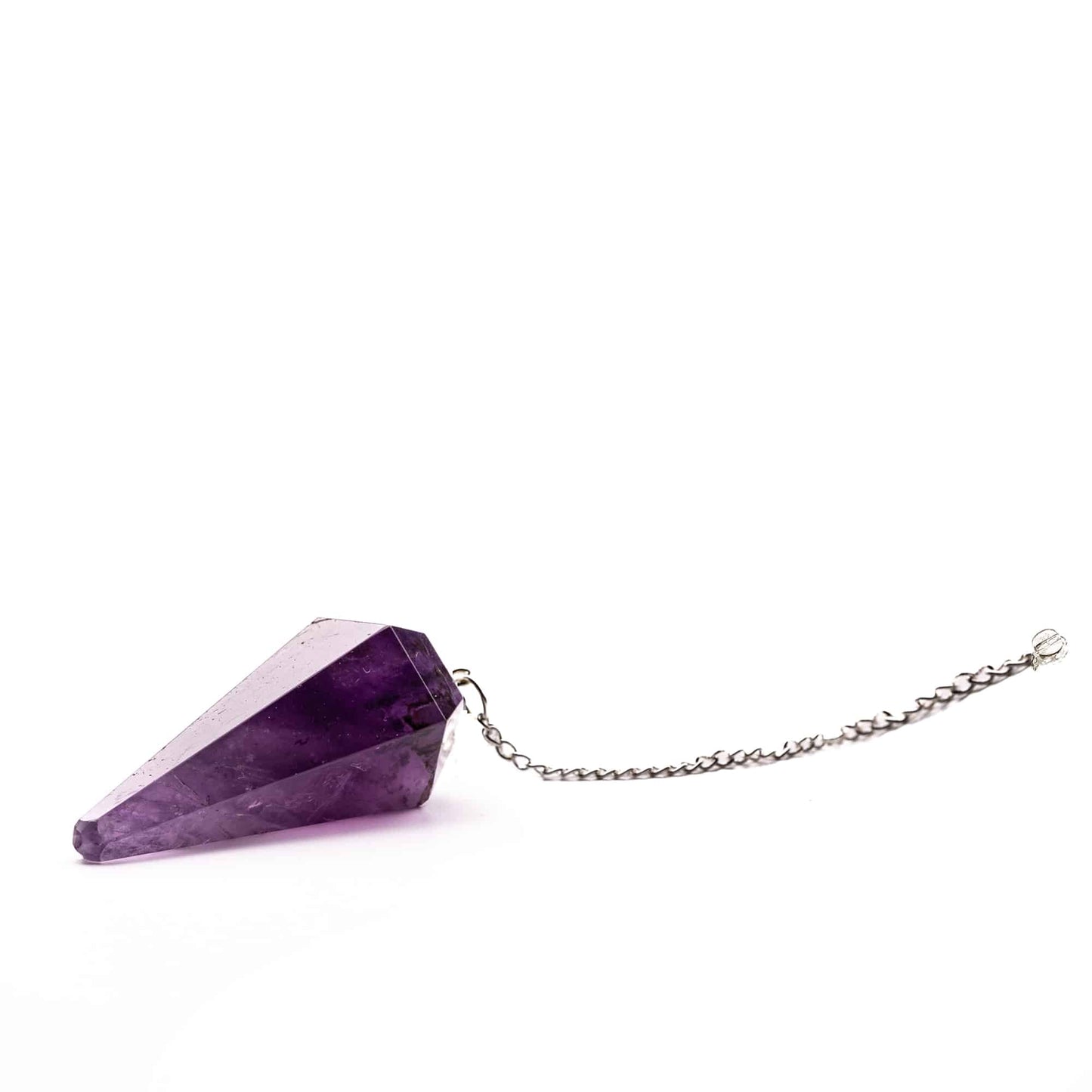 amethyst v shape dowsing pendulum