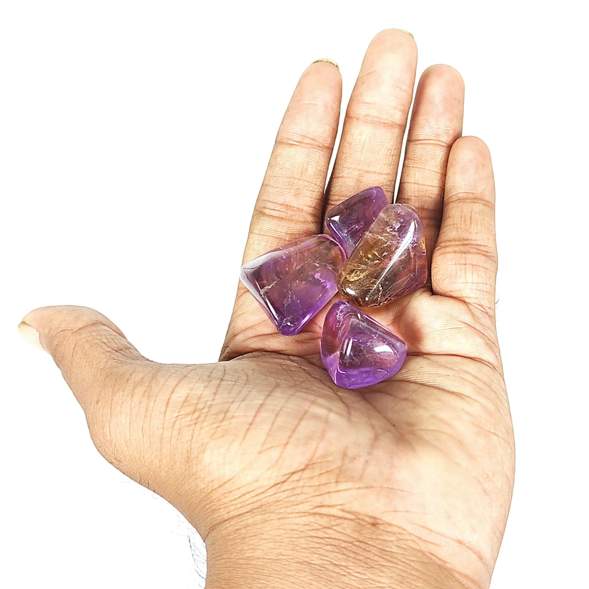 Ametrine Tumbled Crystal Stone Pebbles 200grams