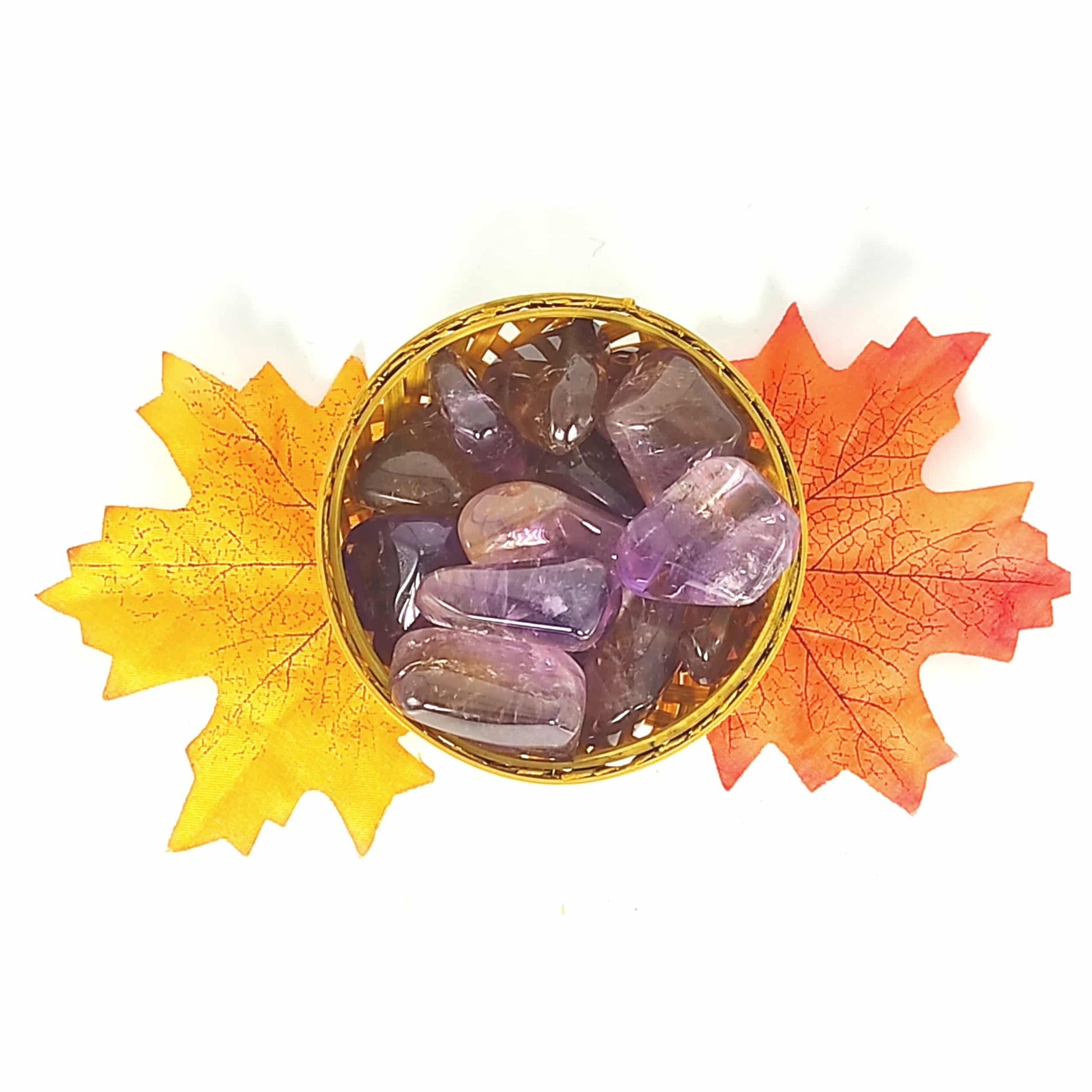 Ametrine Tumbled Stone Pebbles Reiki Healing Crystal 200grams