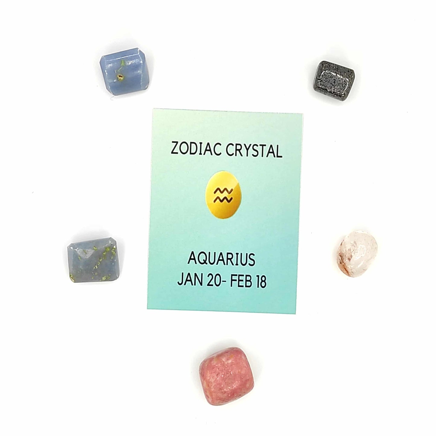 aquarius zodiac crystal bag