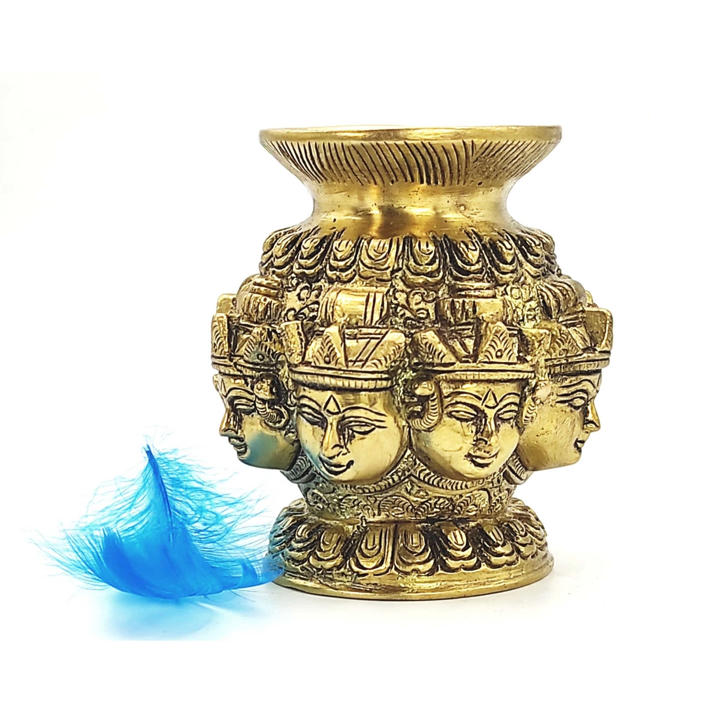 Astha Lakshmiji Brass Wealth Pot