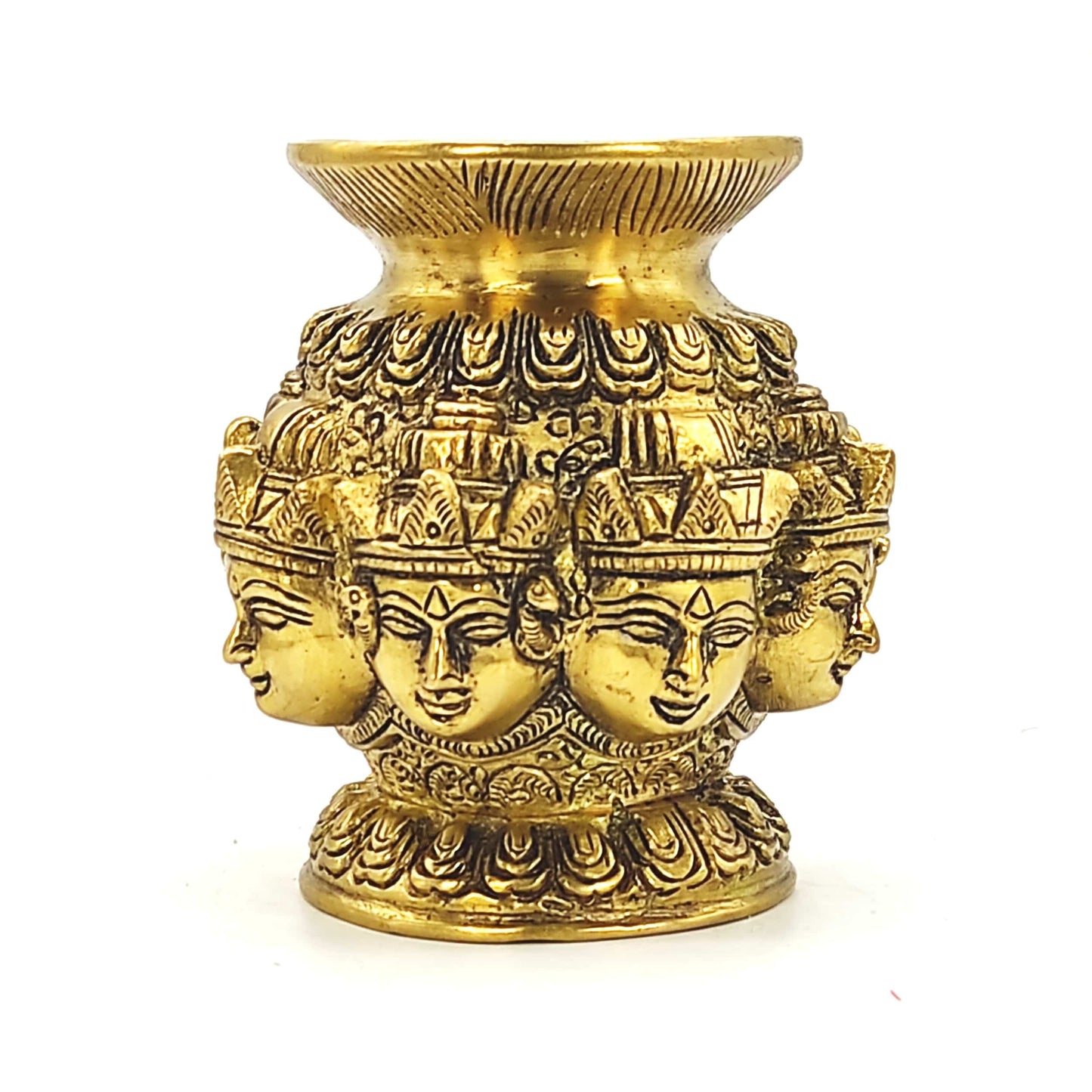 Asthalakshmi Brass Wealth Pot