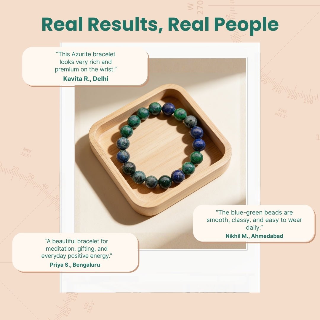 Azurite Bracelet - plusvalueindia