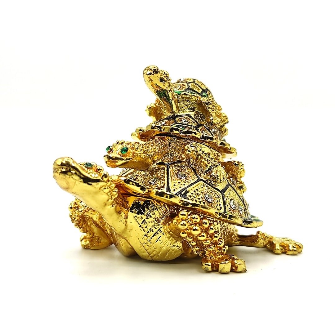 bejeweled 3 tier layer wish fulfilling tortoise turtle