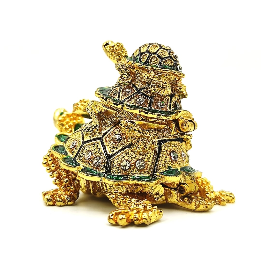 bejeweled 3 tier layer wish fulfilling tortoise turtle