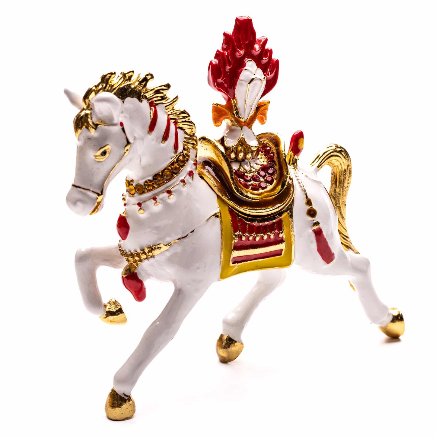 bejewelled white horse feng shui vastu
