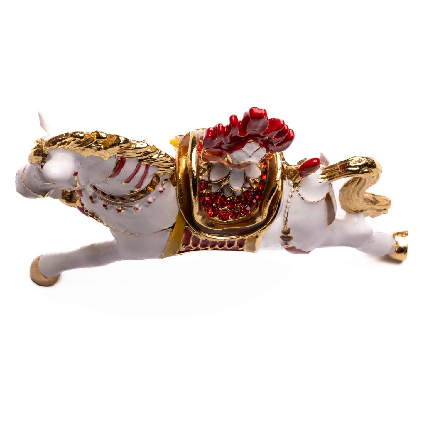 bejewelled white horse feng shui product