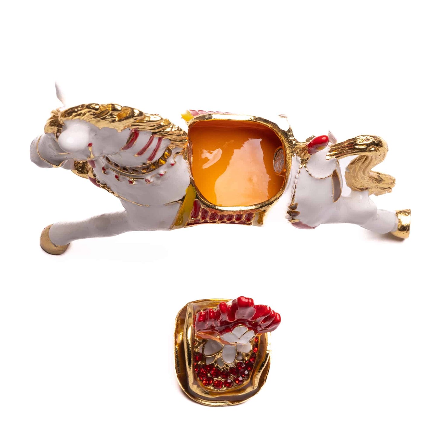 bejewelled white horse vastu feng shui