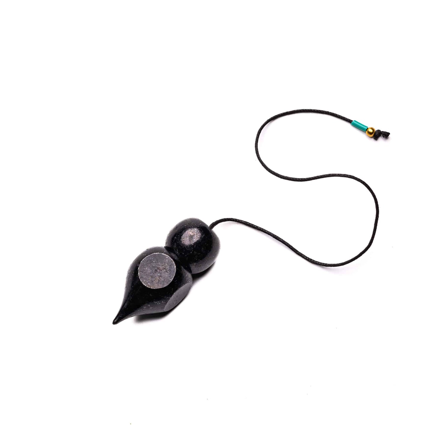 black coated brass dowsing pendulum reiki