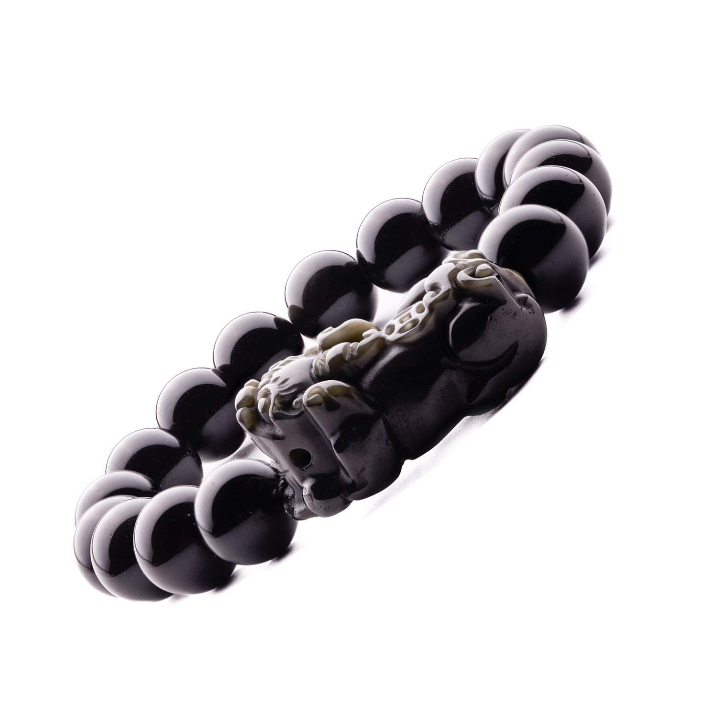 black obsidian pi yao bracelet