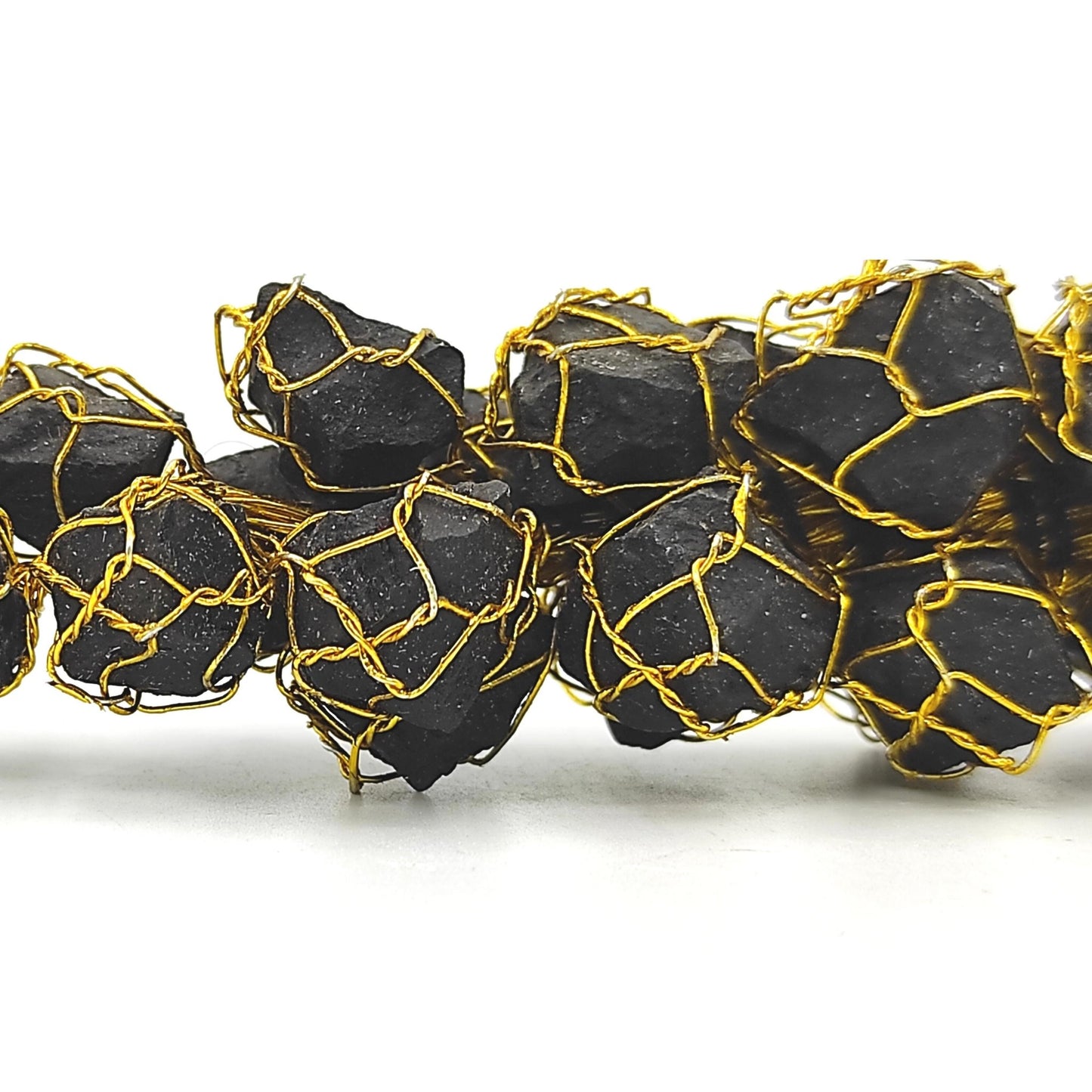 Natural Black Tourmaline Raw Stone Chunks Door Hanging For Protection - plusvalueindia