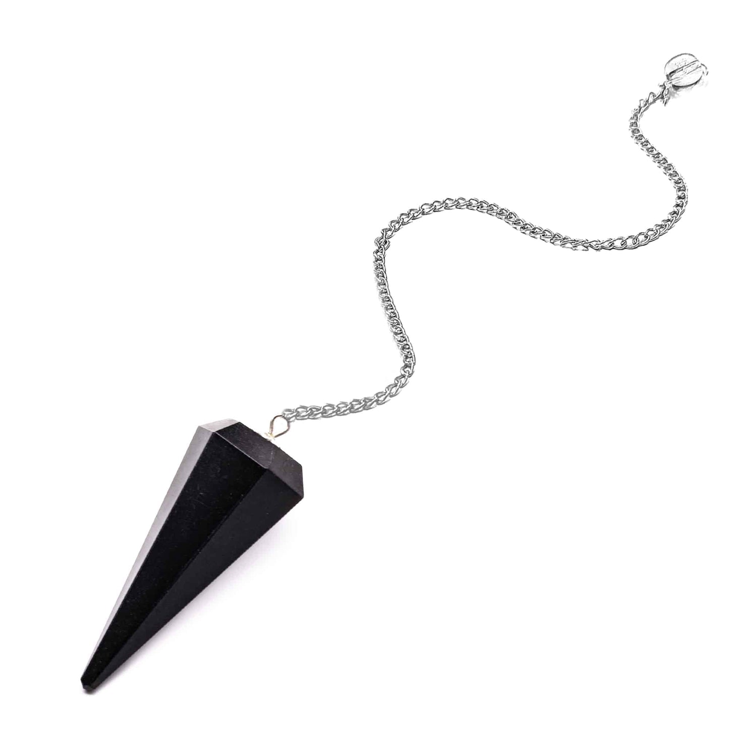 black tourmaline v shape dowsing pendulum reiki