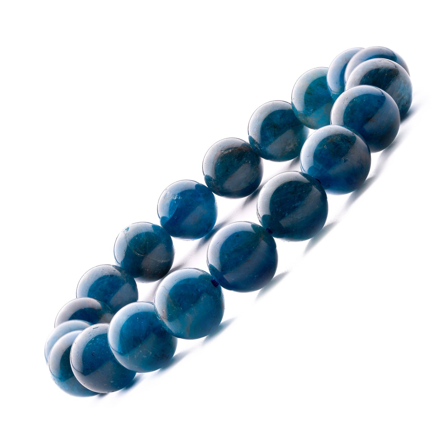 blue apatite bracelet 10mm