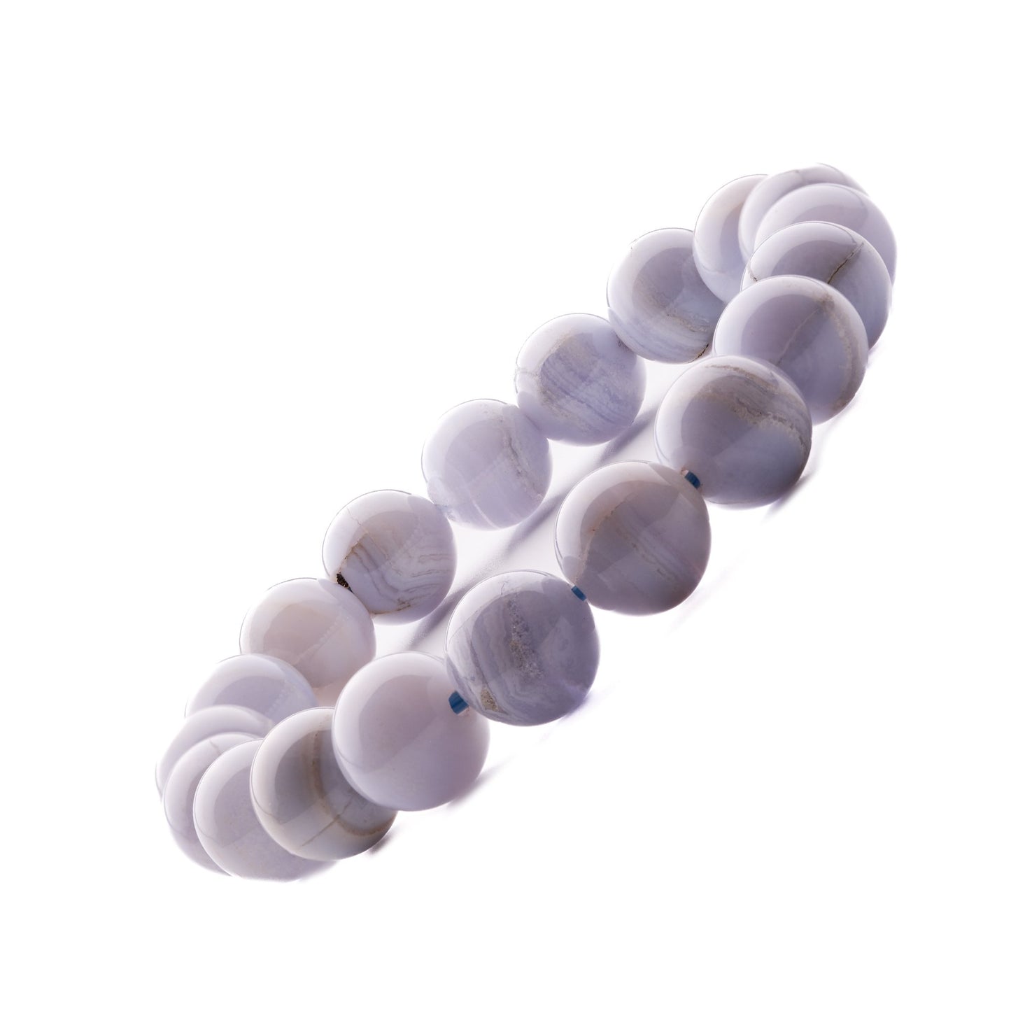 blue lace agate bracelet 10mm