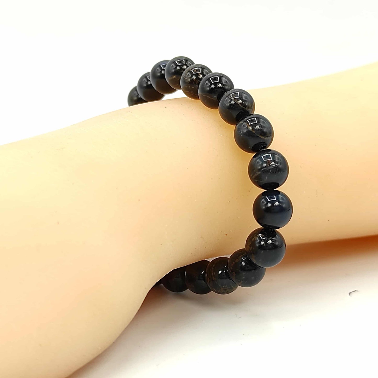 blue tiger eye stone crystal bracelet 8mma