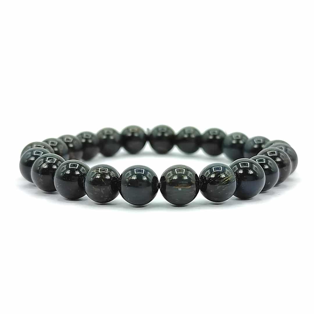 blue tiger eye bracelet 8mm beads