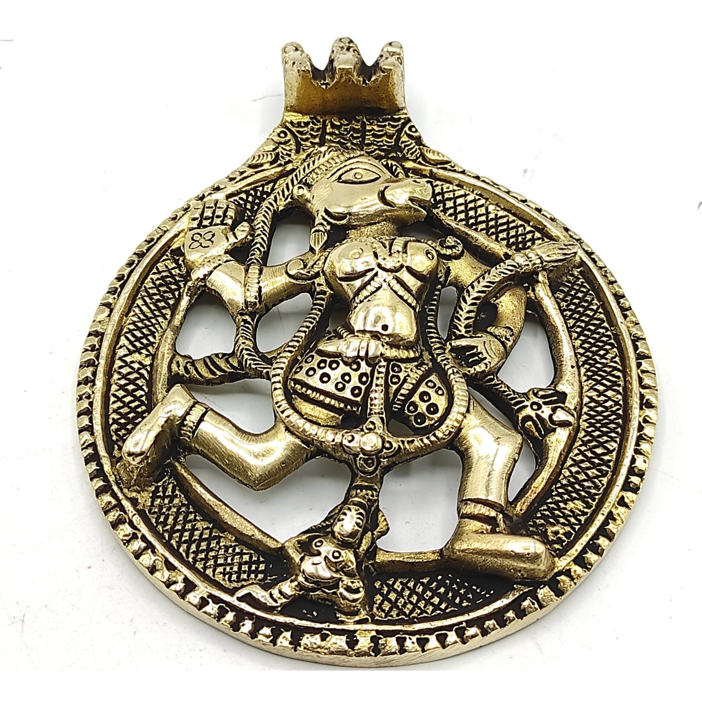 brass bahubali hanuman yantra vastu remedy statue
