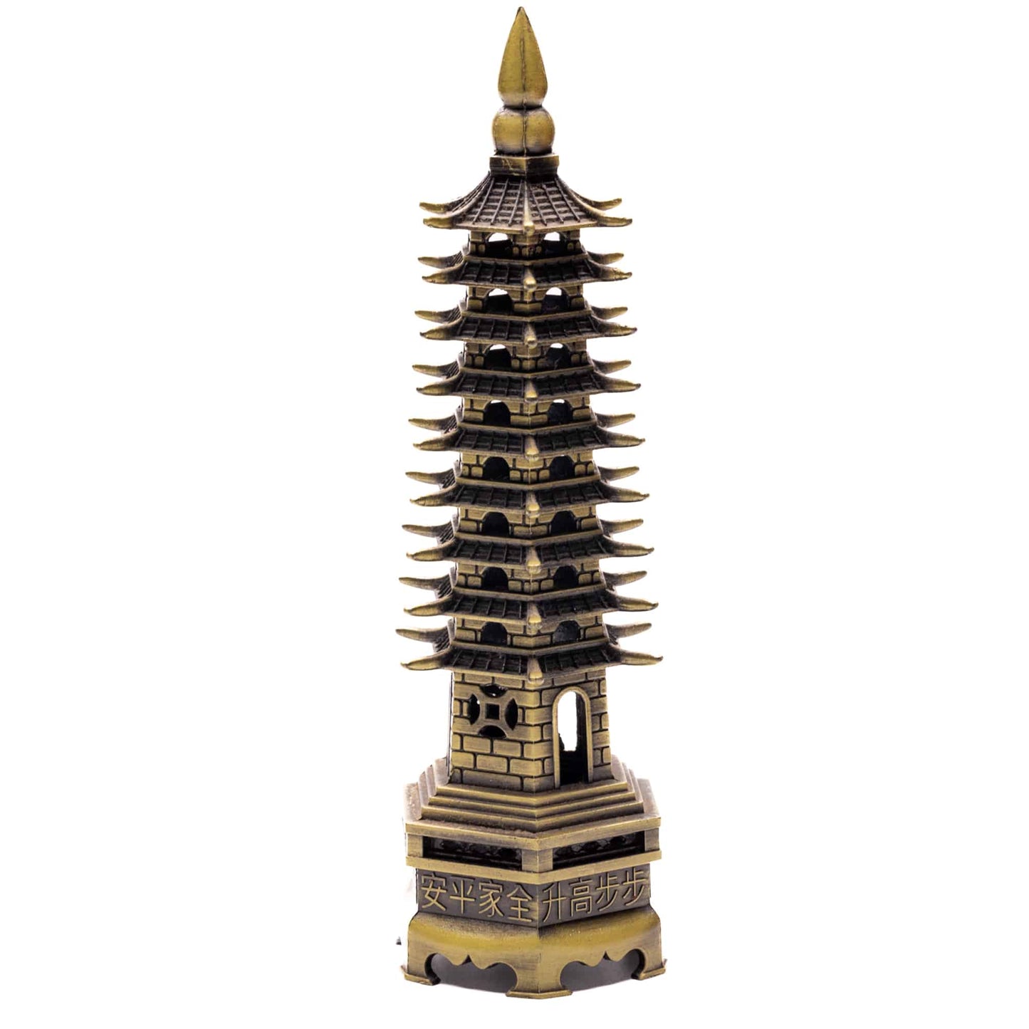 brass finish education tower feng shui product