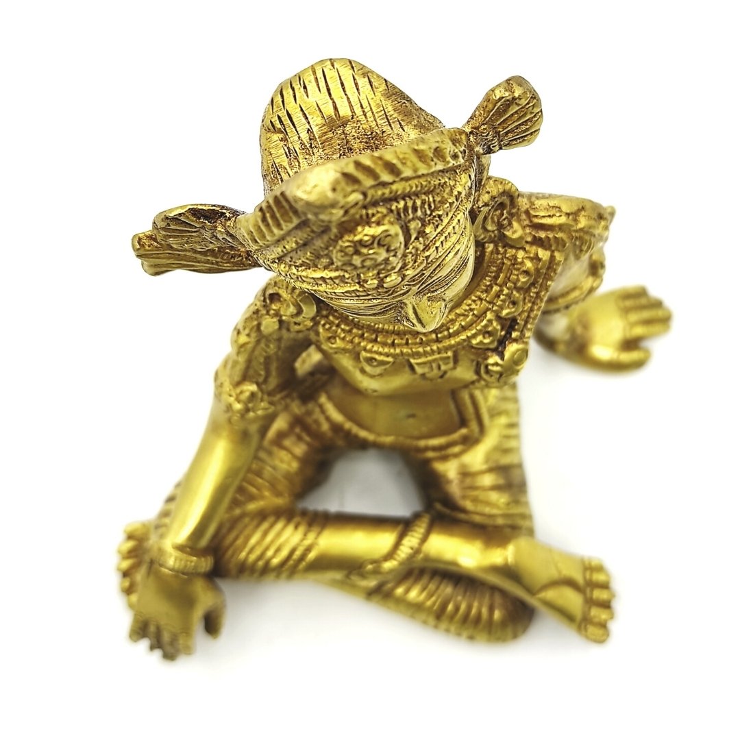 brass lord indra dev murti statue idol