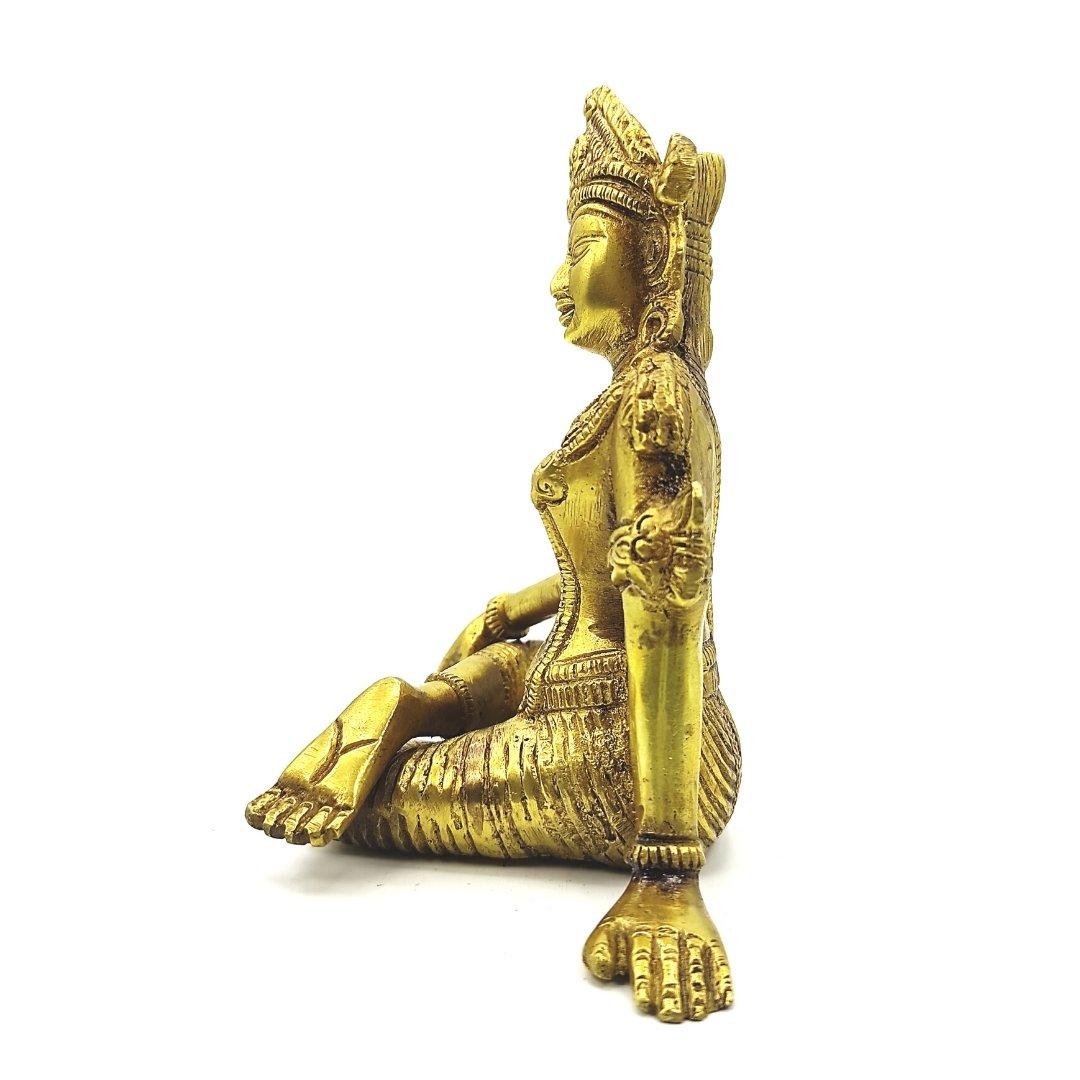 brass lord indra dev murti statue idol vastu remedy