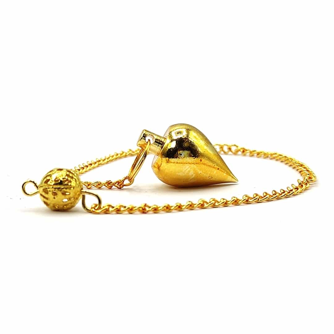brass metal simple dowsing pendulum