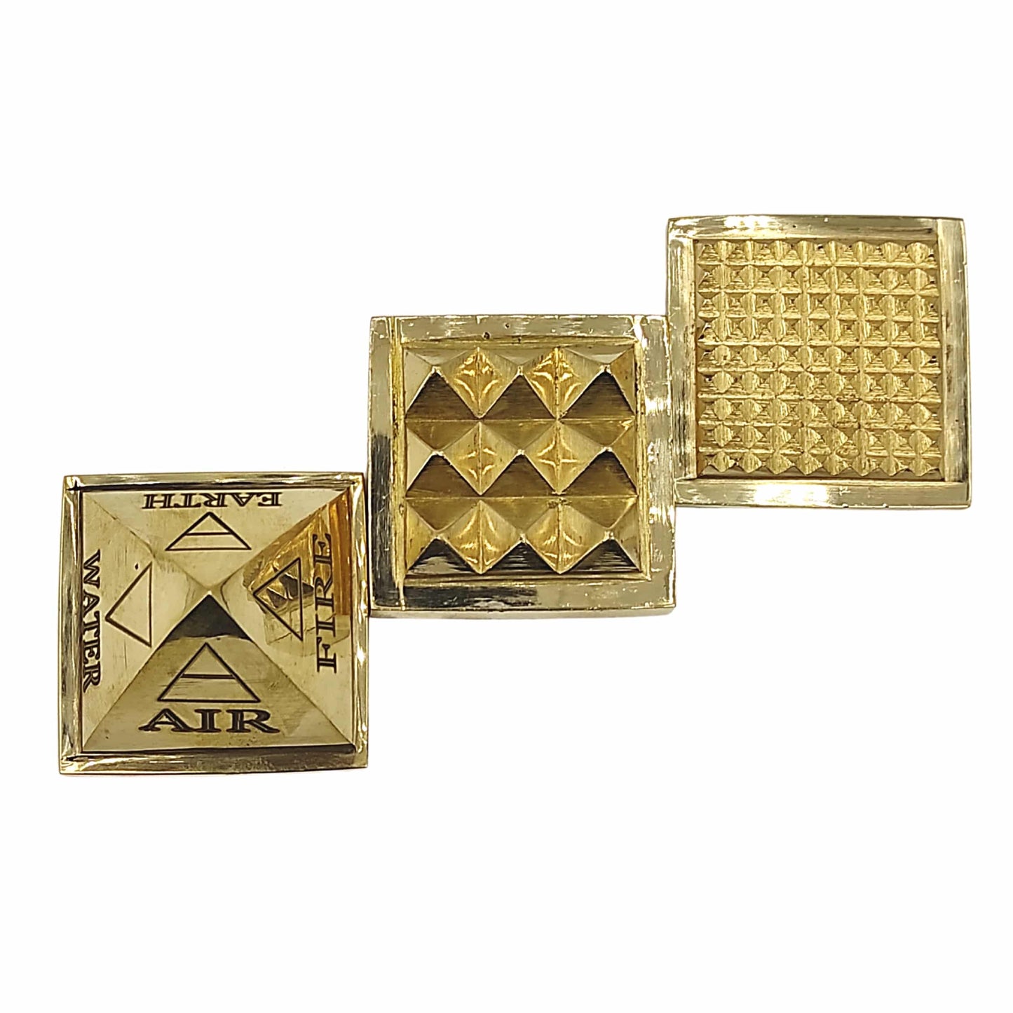 brass metal vastu pyramid 1.75inch