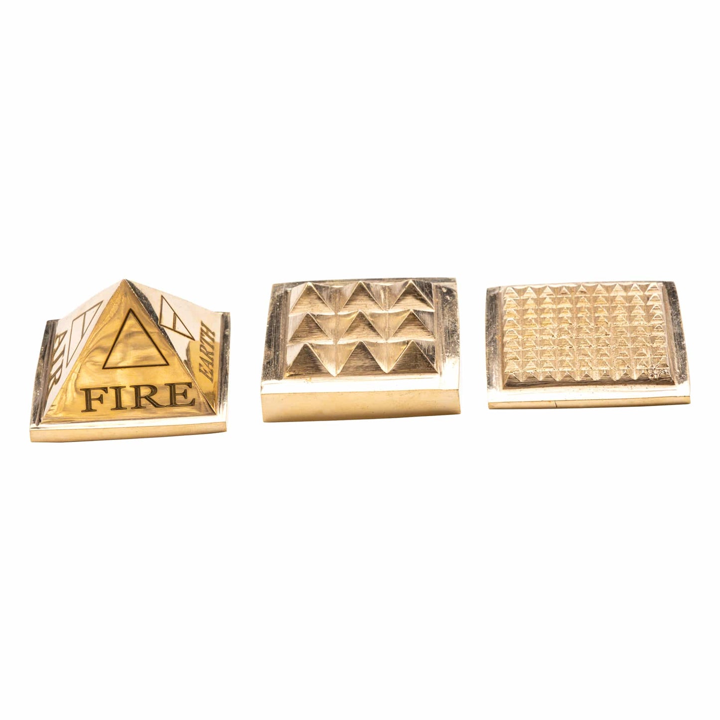 brass pyramid set 1.75inch