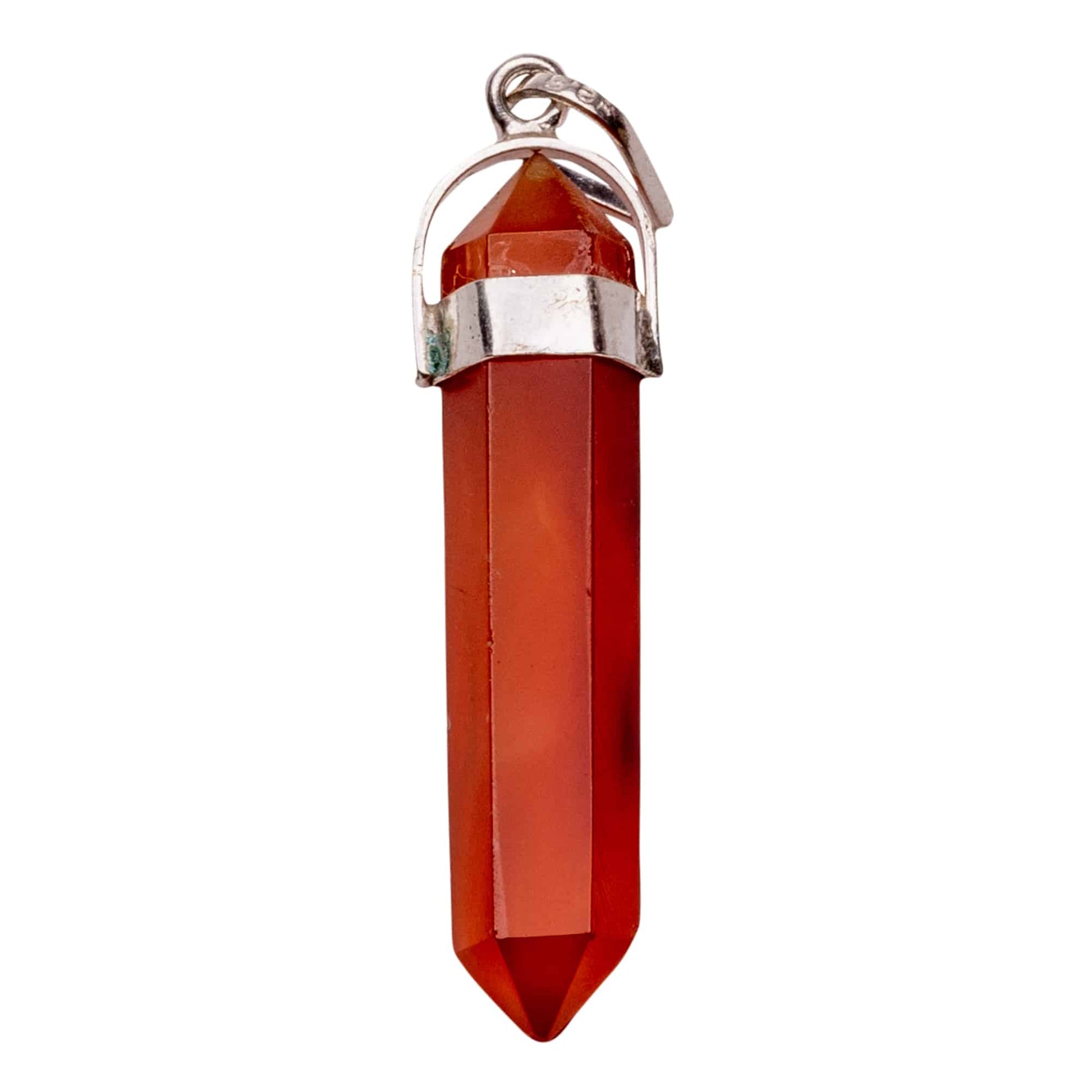 carnelian pencil shape pendant