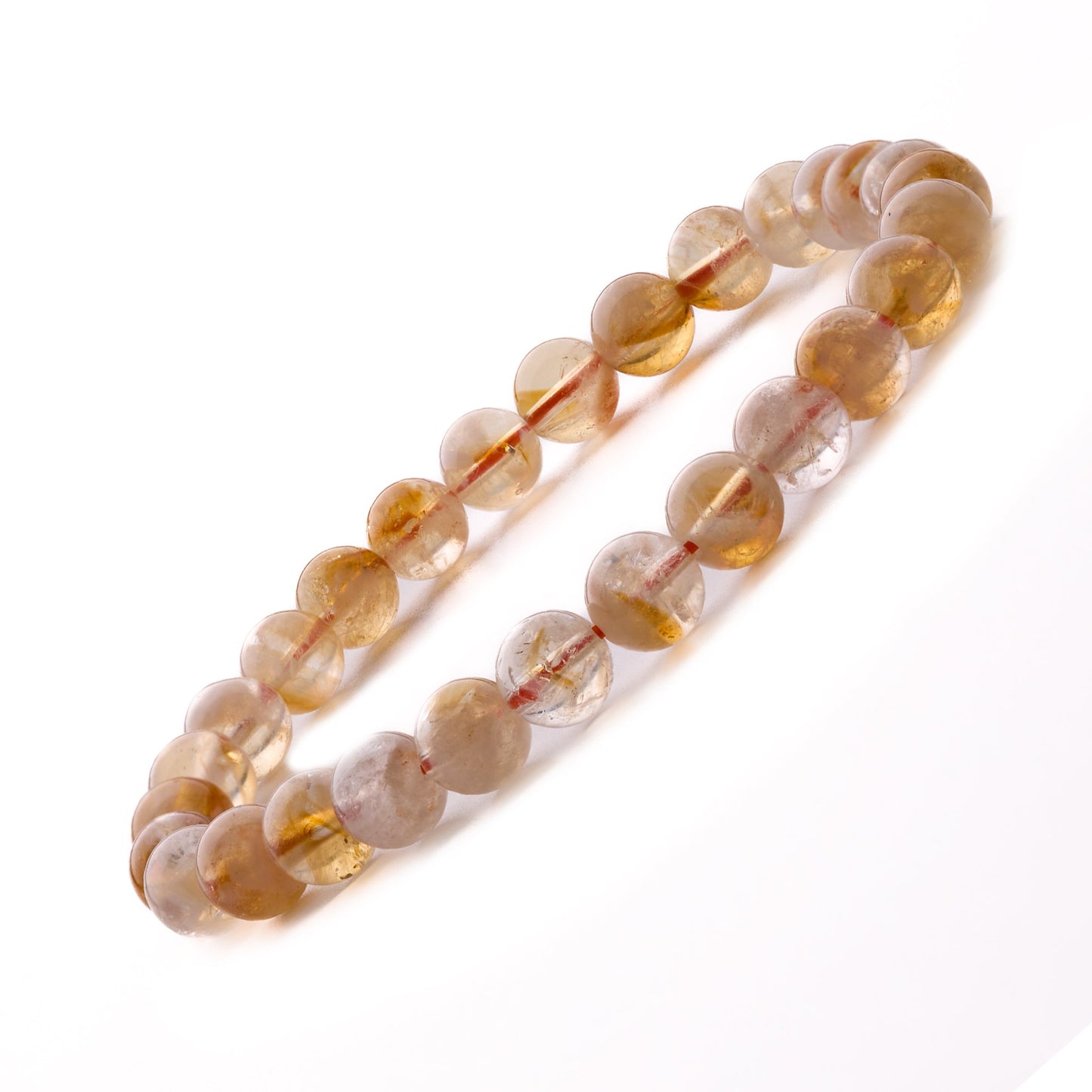 citrine bracelet 6mm