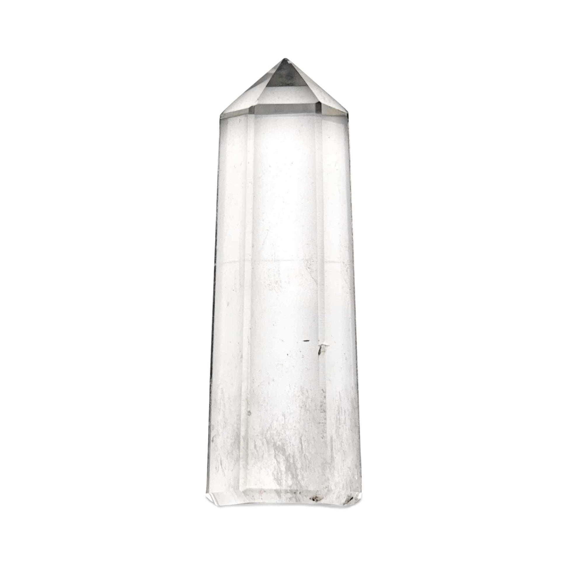 clear crystal quartz wand pencil healing reiki