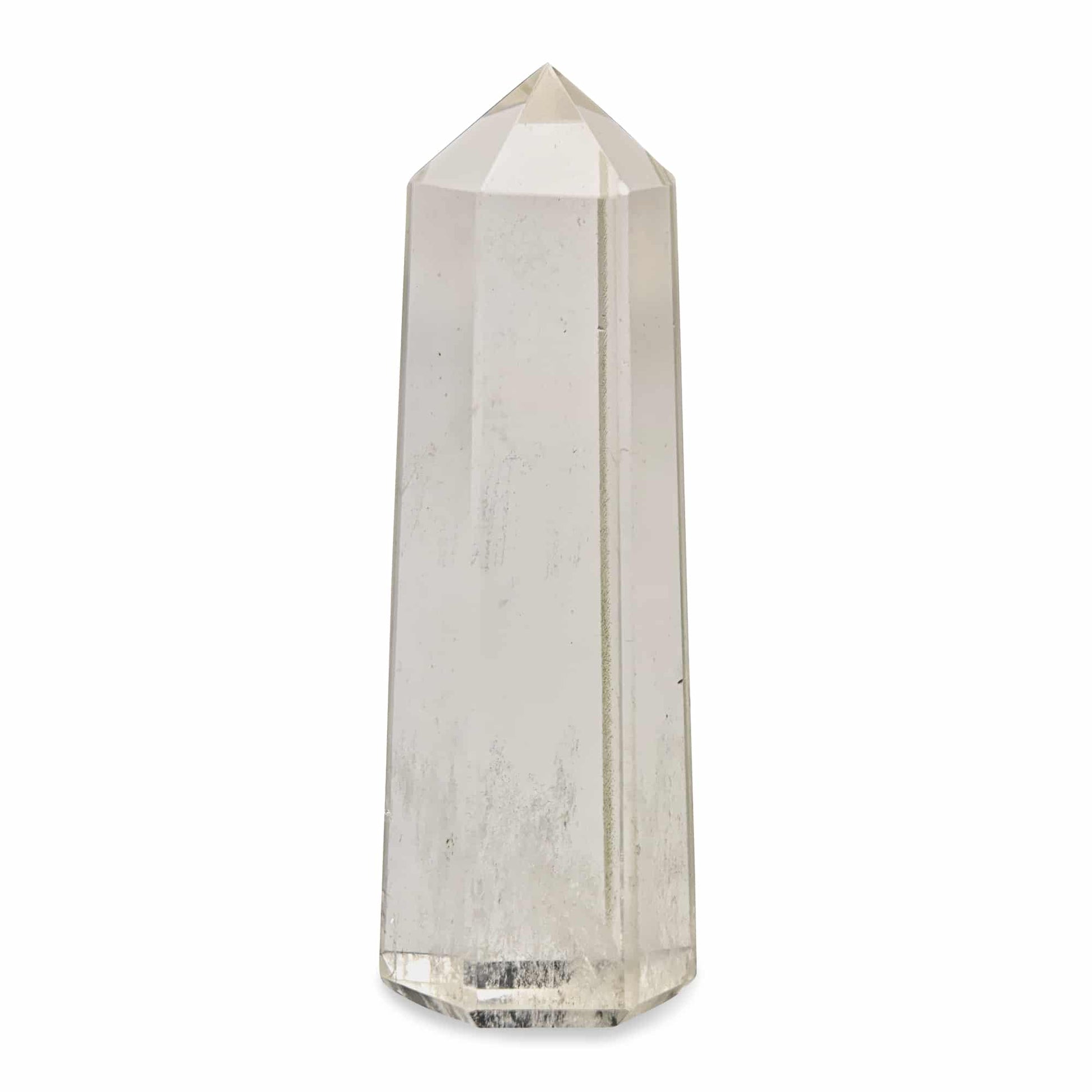 clear crystal quartz wand pencil reiki