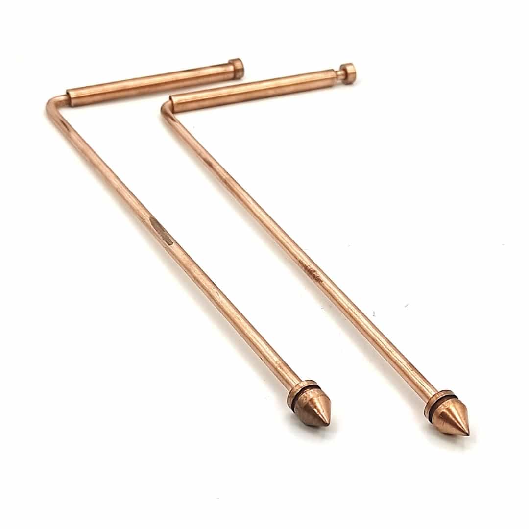 copper dowsing l rods for vastu reiki dowser master