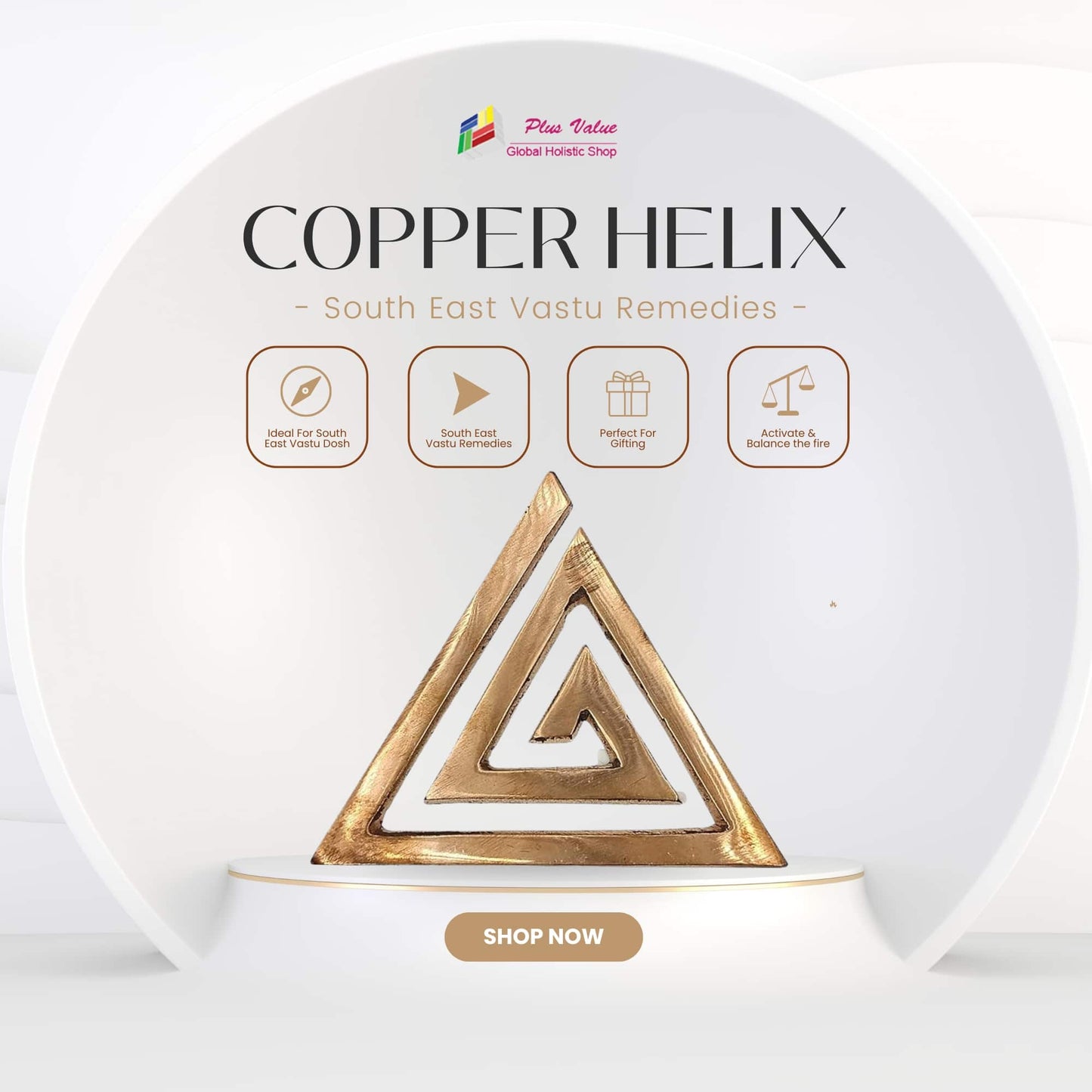 copper helix vastu